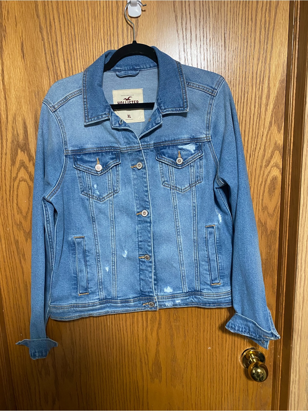 Light Wash Denim Jean Jacket For Women